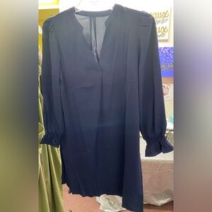 Kinmiu tunic dress in navy, size, large, NWOT
